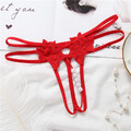 Sexy Damen-Tanga Aus Spitze Mit Perlen Im Schritt : ///////////