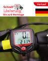 Fahrradcomputer LCD Fahrradtacho Kilometerzähler Wasserdicht kabelgebunden KM/H