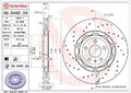 2x BREMBO Bremsscheibe 09.D482.33 für AUDI