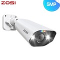 ZOSI 5MP PoE IP Überwachungskamera Außen AI Personen-/Fahrzeugerkennung Audio