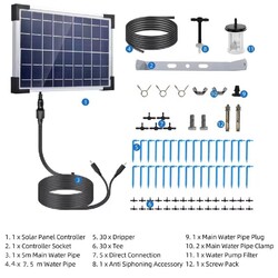 Solar Bewässerungssystem Pflanzenbewässerung Automatisch automatische System Kit