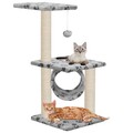 Katzen-Kratzbaum Sisal 65 cm Katzenbaum Katzenkratzbaum Kletterbaum Spielbaum