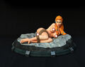 Aloy, Horizon Zero dawn, sexy Pin Up, Figur, 3D Druck, Statue, UNBEMALT