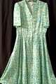 PETER HAHN Seidenkleid 100% Seide Kurzarm Gr. 38 - s. Maße unten!