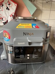 Ninja Speedi Rapid Cooking System & Heißluftfritteuse ON400DE   5,7 l Grau