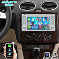 Für Ford Focus C S Max Transit MK7 Autoradio 64G Android 14 Carplay GPS Navi KAM