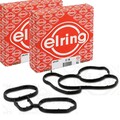 2X ELRING Dichtung Ölfiltergehäuse Ölkühler BMW E46 E90 E60 X1 X3 324230 240070