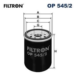 Filtron OP 545/2 Ölfilter für ALFA ROMEO  passend für FIAT HYUNDAI LANCIA Schmie