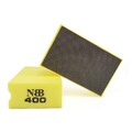 Diamant-Schleifschwamm Diamant-Polierpad Schleifblock mit Schaumstoff Rücksei...