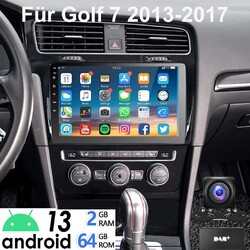 Android13 Autoradio Für VW  Golf 7 MK7 VII Apple Carplay GPS NAVI KAM DAB 2+64G