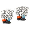  2pcs Aquariumpflanzen Künstliche Korallenschmuck Fischtank Korallendekoration