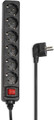 Hama Steckdosenleiste 6-Fach (Mehrfachsteckdose Mit save Energy-Schalter Zum Str
