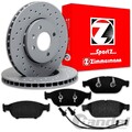 Zimmermann SPORT BREMSSCHEIBEN 356mm + BELÄGE VORNE für AUDI A6 Allroad C7