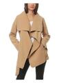 Damen Mantel kurz Wasserfall-Schnitt Winterjacke Trenchcoat 3041