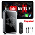 Wireless Carplay AI box WIFI Android Auto Adapter Converter w/ Netflix YouTube