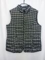 Peter Hahn Damen Steppweste Reißverschluss geometrische Muster Gr. 42 L/XL