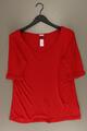 ✨ Esprit T-Shirt Regular Shirt für Damen Gr. 48, XXL Kurzarm rot aus Viskose ✨