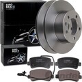 EuroBrake BREMSSCHEIBEN 305mm + BELÄGE HINTEN passend für OPEL MOVANO B MASTER 3