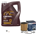 BOSCH Ölfilter 5 L MANNOL Diesel TDI 5W-30 für BMW 1er 116i 118i 3er Compact