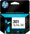 Original HP Druckerpatrone 301 Tinte CH562EE color ca. 165 S. Angebot Neu!