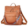 Damen Rucksack Weiches Leder Freizeit City Reisetasche Schultertasche Handtasche