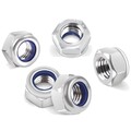 Sechskantmuttern Edelstahl Sicherungsmuttern Set V2A Selbstsichernde Muttern M5