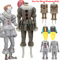 Männer Kinder Frauen Stephen King's Es Clown Pennywise Cosplay Kostüm Halloween