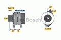 BOSCH Lichtmaschine Generator LiMa ohne Pfand für Fahrzeuge ohne Klimaanlage