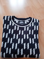 Karl Lagerfeld PulloverMonogram Gr. 38, 40 schwarz weiß