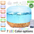 550ML Ultraschall LED Licht Luftbefeuchter Aroma Diffuser Humidifier Diffusor DE