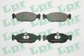 LPR Bremsbelag Satz Bremsscheibe Scheibenbremse für Peugeot 306 Break Cabrio