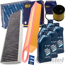 FILTER-SET INSPEKTIONSPAKET + 5L BMW OE 5W-30 ÖL passend für MINI R55-R61