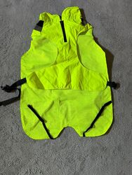 DOGOPAL Regenmantel Hund XL, Gelb mit Reflektorstreifen, gebraucht, wasserdicht