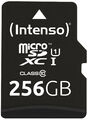 Intenso 256GB SDXC Class10 UHS-I Premium + SD-Adapter, Schwarz, BRANDNEU