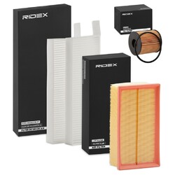 RIDEX Filterset Inspektionspaket Filtersatz für VW GOLF VI (5K1) für CITROËN DS5