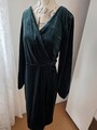 Kleid dunkelgrün Samt