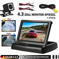 Auto Rückfahrkamera Einparkhilfe mit 4.3''LCD Farbmonitor Monitor Nachtsicht