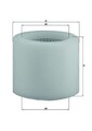 KNECHT Luftfilter LX 123 für CITROËN PEUGEOT TALBOT