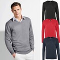 Herren Strickpullover Strick Pullover Herrenpullover V-Ausschnitt Gr.  S-3XL