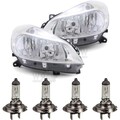 Scheinwerfer Set für Renault CLIO BR/CR Bj 05/05-04/09 H7/H7 mit Blinker 1369018