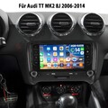 Für Audi TT 8J 2006-2014 Android14 Carplay Autoradio GPS NAVI WIFI SWC 4+64G USB