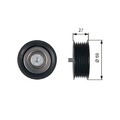 GATES Umlenk-/Führungsrolle Keilrippenriemen DriveAlign™ T36487 für INFINITI Bus