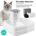 3.1L Trinkbrunnen Haustier Automatisch Wasserspender mit Filter für Katzen Hunde