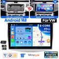 DAB+ FÜR VW PASSAT B7 B6 CC  Android14 Autoradio RDS Navi WIFI BT Kamera Carpaly