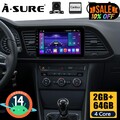 9" 64G Android 14 Autoradio Carplay RDS Navi Kam für Seat Leon 5F1 5F5 2012-2020