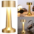LED Tischlampe Touch Dimmbar mit Akku Tischleuchte Innen/Aussen Beleuchtung USB