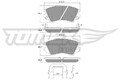 TOMEX Brakes Bremsbelagsatz, Scheibenbremse TX 16-34 für CHEVROLET OPEL SAAB