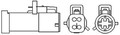 Magneti Marelli Lambdasonde Lamdasonde für Ford C-Max 2003-2020 466016355090