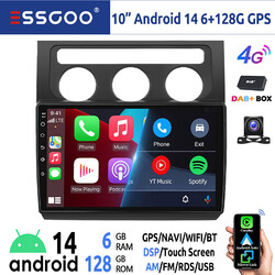 8-Kern DAB+ Android 14 Autoradio 6+128G Für VW Touran 1T1 1T2 1T3 2004-2008 Navi