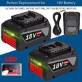 2X 18V 12,0Ah Akku für Bosch Professional  GBA/GSB/GSR  BAT618/BAT620 kompatibel